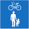 28a: Pedestrian and bicycle path (shared)