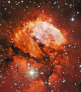 RCW 120, also known as Sharpless 2-3 was captured by the SMARTS 0.9-meter Telescope at Cerro Tololo Inter-American Observatory [6]