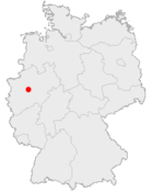 Lage der Stadt Witten in Deutschland