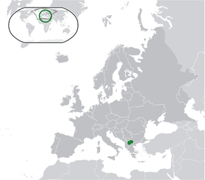 Кельмеширень Македония на карте