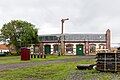 Former roundhouse, which is now a museum of historic rolling stock