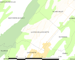 La Croix-de-la-Rochette - Localizazion