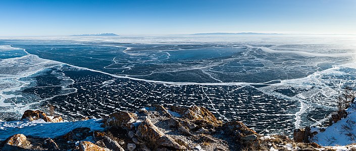 Panorama of lake Baikal