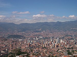 Panorama over de stad