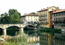 Brücke Vittorio Emanuele II Re d’Italia über den Serio