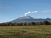 Fumaroles on Popocatépetl