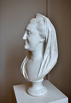 Buste de Catherine II, par Marie-Anne Collot (musée de l'Ermitage à Saint-Pétersbourg). (définition réelle 4 500 × 6 498)