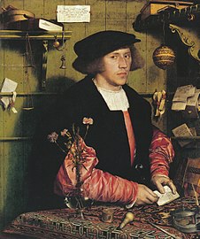 Hans Holbein : Portrait du marchand Georg Gisze.