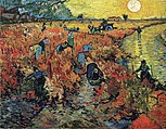 De rode wijngaard, Van Gogh (h)