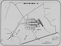 当駅と大喪儀式場の位置を示す図