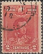 Stamp of Bolivia - 1899 - Colnect 226917 - Antonio José de Sucre.jpeg