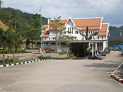 Thai border checkpoint, Betong District.