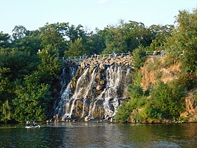 In Komsomolsky island, Dnipro