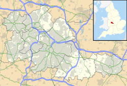Birmingham ubicada en Midlands Occidentales