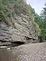 Muschelkalk-Wand in der mittleren Wutachschlucht