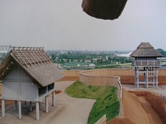 Viviendas reconstruidas tipo casas-pozo, en Yoshinogari, Prefectura de Saga, siglo segundo o tercero.