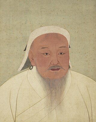 Depiction of Genghis Khan