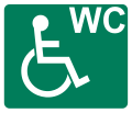 Galego: Aseos para persoas con discapacidade
