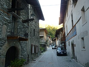 Il bourg di Montjovet