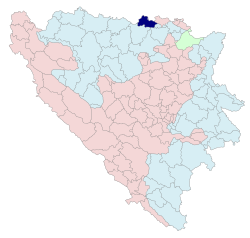 موقعیت برود (بوسنی و هرزگوین) در نقشه