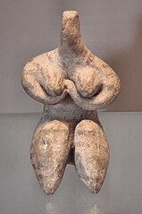 Figurilla femenina procedente de Samarra, c. 6000 a. C.