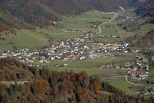 Gaflenz vom Heiligenstein aus gesehen