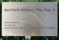 Memorial plaque for the Monument to Max Planck