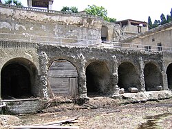 Boat houses where skeletons were found