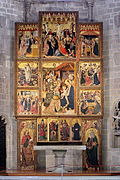 Retablo del Condestable (1465), de Jaume Huguet, capilla de Santa Ágata.