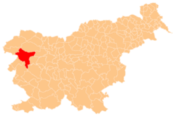 Občina Tolmin na mapě