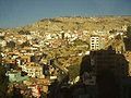 View towards city of El Alto