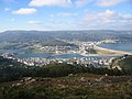 Desembocadura do río Landro na ría de Viveiro