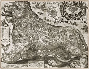 Leo Belgicus haritası