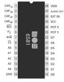 Soundchip MOS Technology 6581 (SID)