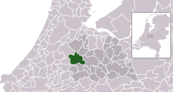 Prikaz položaja Woerdena na zemljevidu občin v provinci Utrecht