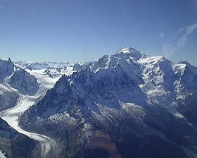 Le mont Blanc.