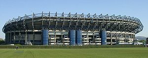 Das Murrayfield Stadium im Jahr 2005