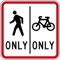 (R4-11.1) Cyclists and Pedestrians Maintain Sides