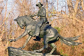 Cowboy, 1908, en el Parque Fairmount, Filadelfia, Pensilvania