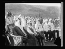 King Ghazi with King Saud of Saudi Arabia.