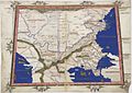 Map of Dacia from 1467 medieval book (currently at the National Library of Poland) made after Ptolemy's Geographia (ca. 140 AD)