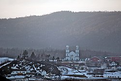 St. Alban's overlooking St. Ignatius Parish