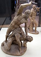 Геркулес и Какус. 1622. Терракота. Галерея Ка-д’Оро, Венеция