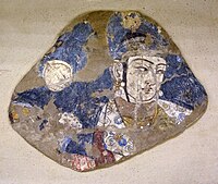 Tavka Kurgan wall painting. 5th-6th century CE. Archaeological Museum of Termez