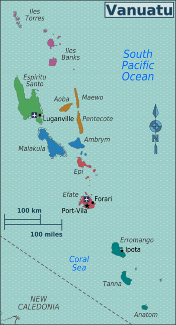 Mappa divisa per regioni