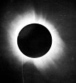 1919 eclipse, positive image
