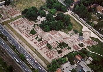 De Ruina da Zivilstod Aquincum heute