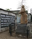 Bhopal memorial for those killed and disabled by the 1984 toxic gas release.