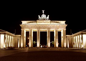 Central Berlin by night