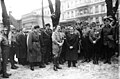 Nazi leaders beside the grave of Horst Wessel at his funeral – Jan 22, 1933